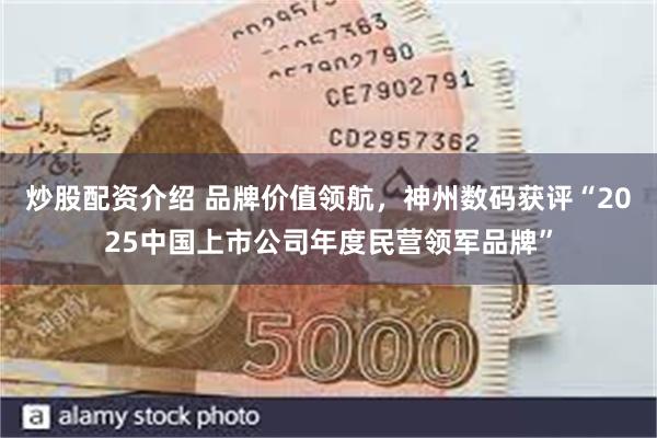 炒股配资介绍 品牌价值领航，神州数码获评“2025中国上市公司年度民营领军品牌”