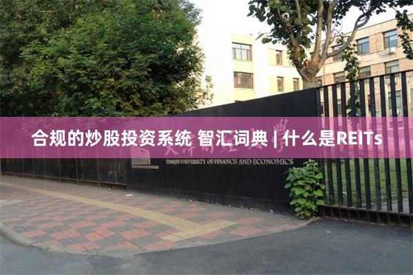 合规的炒股投资系统 智汇词典 | 什么是REITs
