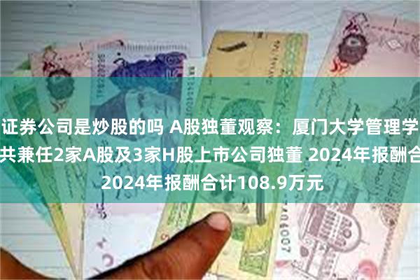 证券公司是炒股的吗 A股独董观察：厦门大学管理学院教授戴亦一共兼任2家A股及3家H股上市公司独董 2024年报酬合计108.9万元