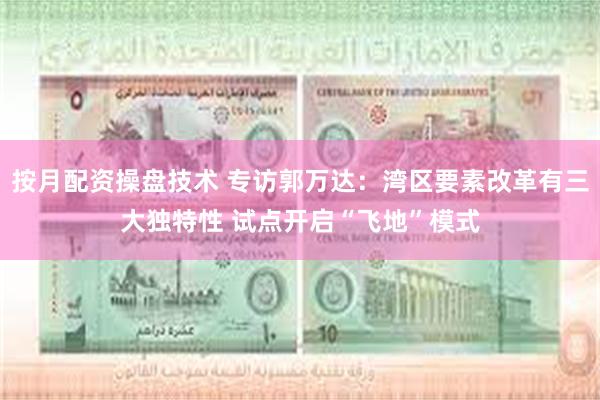 按月配资操盘技术 专访郭万达：湾区要素改革有三大独特性 试点开启“飞地”模式
